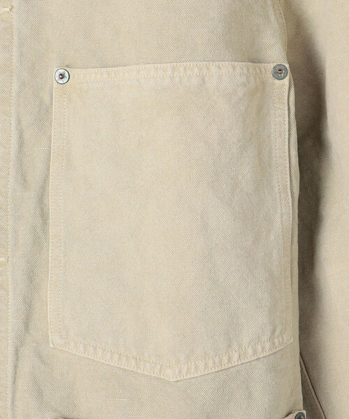 Kaptain Sunshine（キャプテン サンシャイン）の「KAPTAIN SUNSHINE | コットンヘンプ カバーオールジャケット MEN（カバーオール・メンズ・ベージュ・40/38）」の8枚目の写真