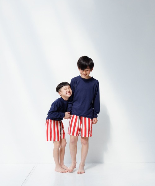 LOWRYS FARM(ローリーズファーム)の「SWIM セットアップ ユニセックス 105954(水着・キッズ・ネイビー/イエロー/グレー・110cm/120cm/130cm/140cm/150cm)」の16枚目の写真