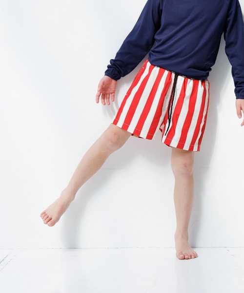 LOWRYS FARM(ローリーズファーム)の「SWIM セットアップ ユニセックス 105954(水着・キッズ・ネイビー/イエロー/グレー・110cm/120cm/130cm/140cm/150cm)」の12枚目の写真