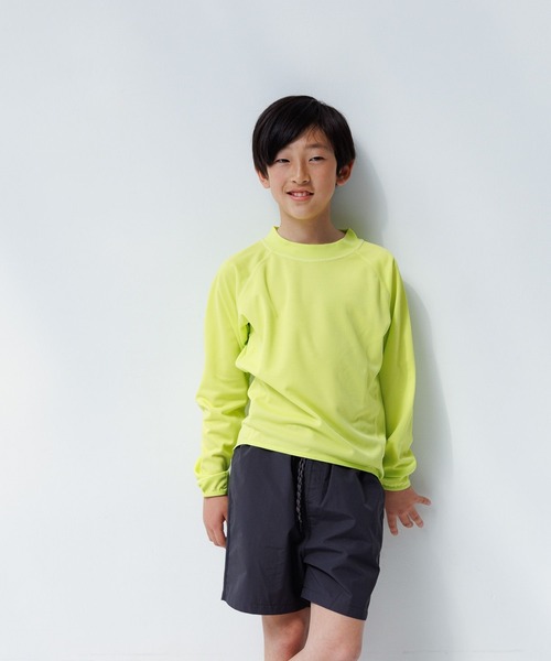 LOWRYS FARM(ローリーズファーム)の「SWIM セットアップ ユニセックス 105954(水着・キッズ・ネイビー/イエロー/グレー・110cm/120cm/130cm/140cm/150cm)」の7枚目の写真