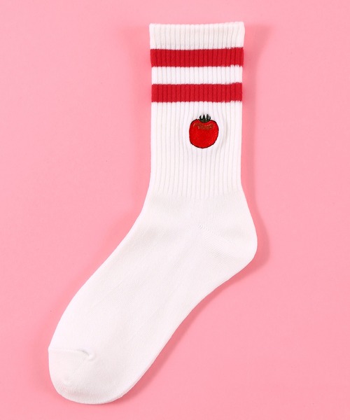 PUNYUS（プニュズ）の「フードラインソックス（ソックス/靴下・レディース・ブラック/パープル/ブルー/グリーン/イエロー/オレンジ/サックスブルー/ピンク/レッド/ライトパープル/ブラック系その他/ブラウン/レッド系その他・FREE）」の11枚目の写真