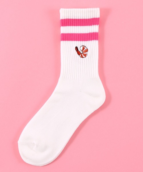 PUNYUS（プニュズ）の「フードラインソックス（ソックス/靴下・レディース・ブラック/パープル/ブルー/グリーン/イエロー/オレンジ/サックスブルー/ピンク/レッド/ライトパープル/ブラック系その他/ブラウン/レッド系その他・FREE）」の10枚目の写真