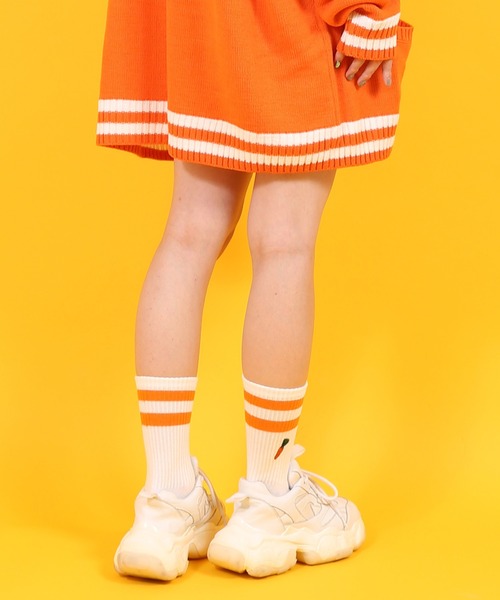 PUNYUS（プニュズ）の「フードラインソックス（ソックス/靴下・レディース・ブラック/パープル/ブルー/グリーン/イエロー/オレンジ/サックスブルー/ピンク/レッド/ライトパープル/ブラック系その他/ブラウン/レッド系その他・FREE）」の21枚目の写真