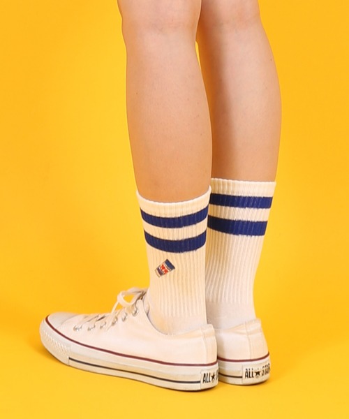 PUNYUS（プニュズ）の「フードラインソックス（ソックス/靴下・レディース・ブラック/パープル/ブルー/グリーン/イエロー/オレンジ/サックスブルー/ピンク/レッド/ライトパープル/ブラック系その他/ブラウン/レッド系その他・FREE）」の18枚目の写真