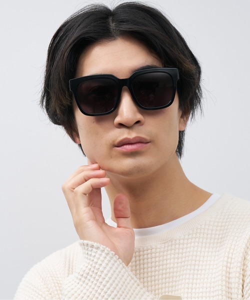 セール】ウェリントン型 サングラス｜ビッグシェイプ｜軽量｜Y2K｜Zoff
