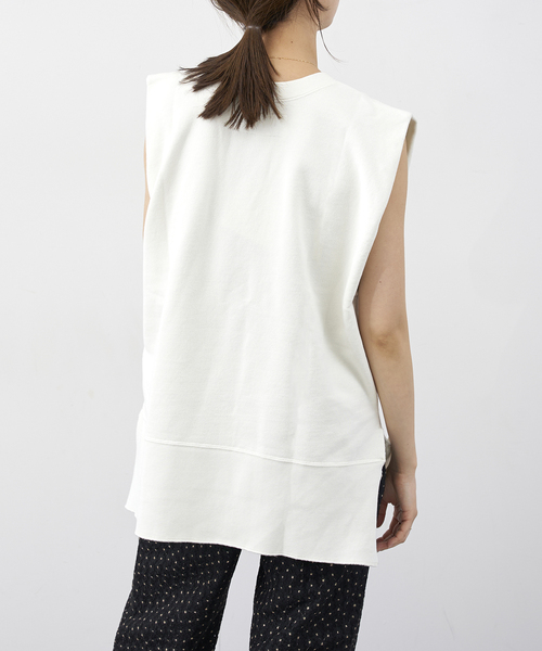 U by SPICK&SPAN（ユーバイスピックアンドスパン）の「【RUSSELL ATHLETIC/ラッセル・アスレティック】 HIGH COTTON Sweat Wmns（Tシャツ/カットソー・レディース・ネイビー/アイボリー/レッド・FREE）」の11枚目の写真