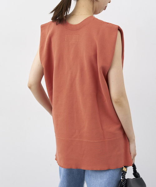 U by SPICK&SPAN（ユーバイスピックアンドスパン）の「【RUSSELL ATHLETIC/ラッセル・アスレティック】 HIGH COTTON Sweat Wmns（Tシャツ/カットソー・レディース・ネイビー/アイボリー/レッド・FREE）」の13枚目の写真