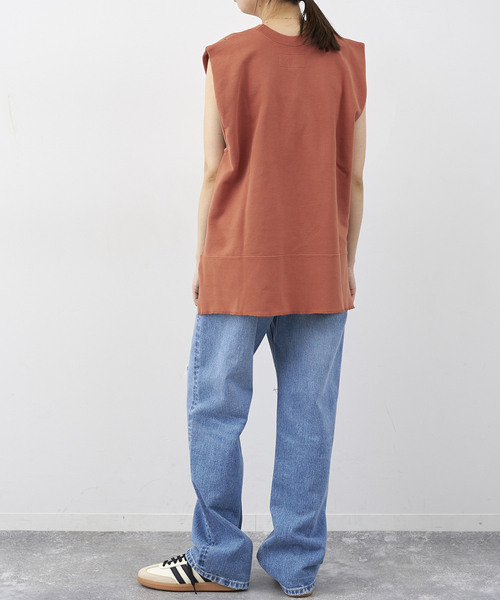U by SPICK&SPAN（ユーバイスピックアンドスパン）の「【RUSSELL ATHLETIC/ラッセル・アスレティック】 HIGH COTTON Sweat Wmns（Tシャツ/カットソー・レディース・ネイビー/アイボリー/レッド・FREE）」の16枚目の写真