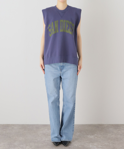 U by SPICK&SPAN（ユーバイスピックアンドスパン）の「【RUSSELL ATHLETIC/ラッセル・アスレティック】 HIGH COTTON Sweat Wmns（Tシャツ/カットソー・レディース・ネイビー/アイボリー/レッド・FREE）」の19枚目の写真