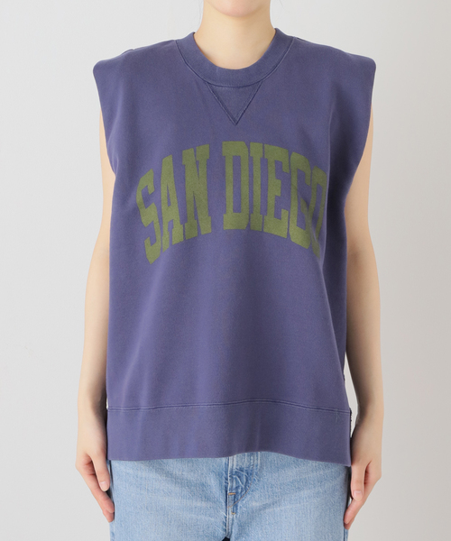 U by SPICK&SPAN（ユーバイスピックアンドスパン）の「【RUSSELL ATHLETIC/ラッセル・アスレティック】 HIGH COTTON Sweat Wmns（Tシャツ/カットソー・レディース・ネイビー/アイボリー/レッド・FREE）」の20枚目の写真