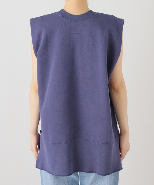 U by SPICK&SPAN（ユーバイスピックアンドスパン）の「【RUSSELL ATHLETIC/ラッセル・アスレティック】 HIGH COTTON Sweat Wmns（Tシャツ/カットソー・レディース・ネイビー/アイボリー/レッド・FREE）」の22枚目の写真