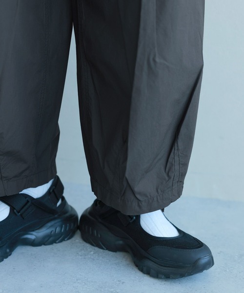 Dickies（ディッキーズ）の「【Dickies/ディッキーズ】2タック/ダンプバルーンワイドパンツ（チノパンツ・レディース・ピンク系その他/ブラック/ブルー・FREE）」の7枚目の写真