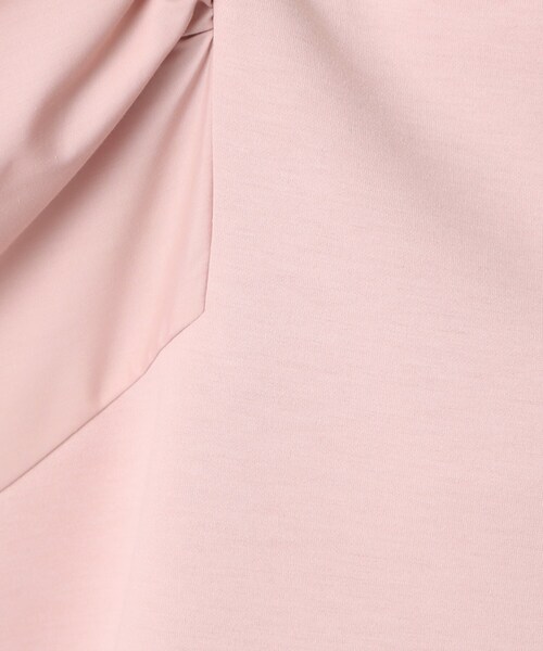 DRESKIP（ドレスキップ）の「◆【8分袖】お袖異素材 ドッキングトップス（Tシャツ/カットソー・レディース・サンドベージュ/ライトブルー/ベビーピンク/ブラック・04/03/02）」の20枚目の写真