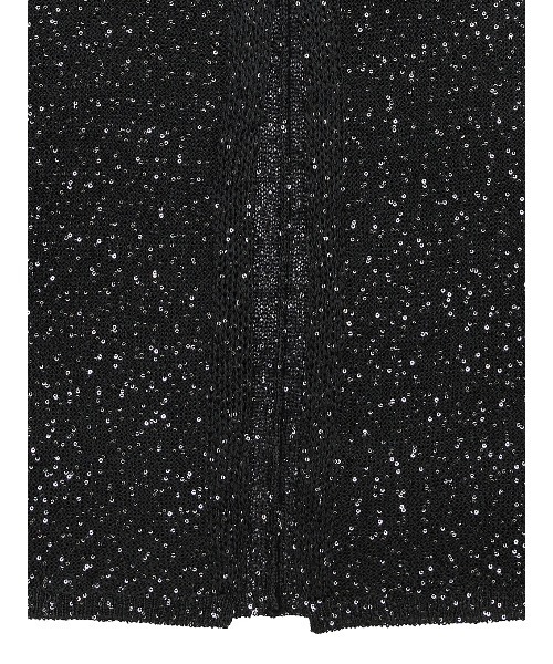 Ameri（アメリ）の「GLITTER KNIT LONG TOP（Tシャツ/カットソー