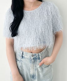 Heather | ジャガードカットプルオーバー(半袖) 118690(Tシャツ/カットソー)