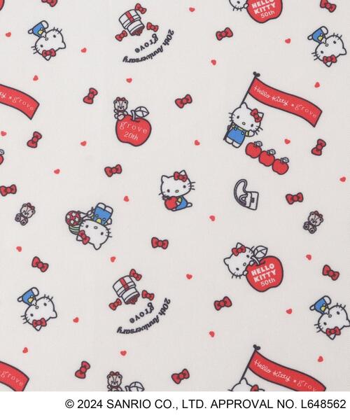 grove（グローブ）の「【ハローキティ】リボンエンボスポーチ（ポーチ・レディース・シルバー系/ブラック系/レッド系2・00）」の8枚目の写真