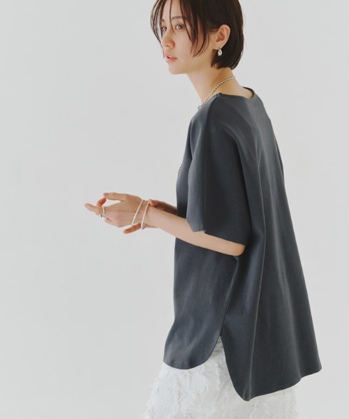 RASW]コーマコットンオーバーTシャツ（Tシャツ/カットソー