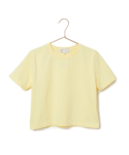 ROPE' PICNIC（ロペピクニック）の「ロゴ刺繍入りちびTシャツ（Tシャツ/カットソー・レディース・ホワイト/ブラック/イエロー系その他・38）」の21枚目の写真