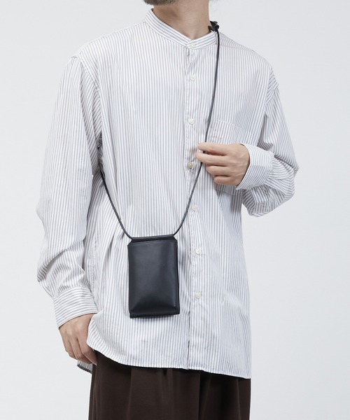 SLOW（スロウ）の「SLOW スロウ / Pecos kip leather -neck pouch L