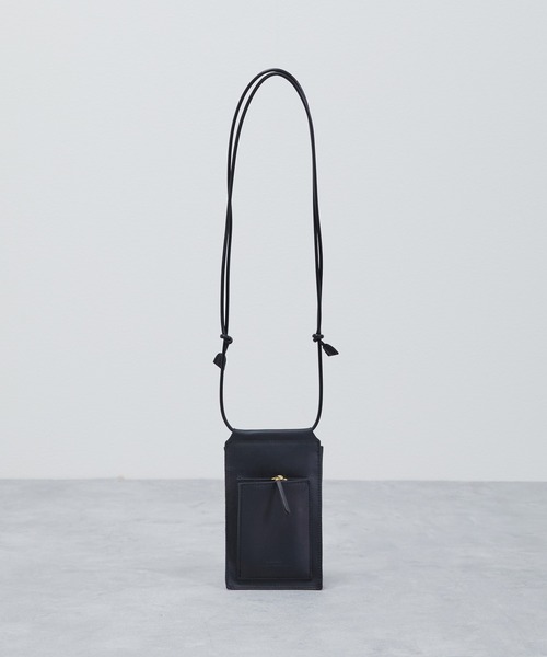 SLOW（スロウ）の「SLOW スロウ / Pecos kip leather -neck pouch L 