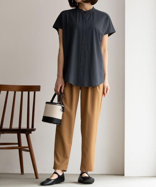 NAVY(ネイビー)の「NAVY 冷感 UVカット ドライ テーパードパンツ(その他パンツ・レディース・ブラック/モカ/グリーン系その他/ブルーグレー・L/M/S)」の10枚目の写真