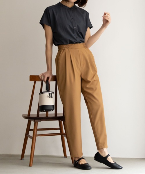 NAVY(ネイビー)の「NAVY 冷感 UVカット ドライ テーパードパンツ(その他パンツ・レディース・ブラック/モカ/グリーン系その他/ブルーグレー・L/M/S)」の11枚目の写真