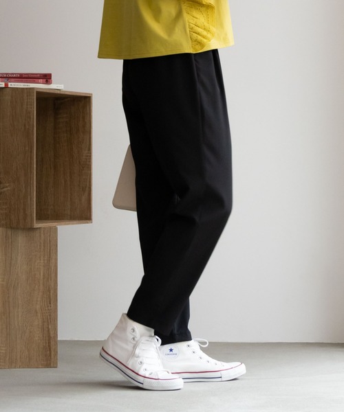 NAVY(ネイビー)の「NAVY 冷感 UVカット ドライ テーパードパンツ(その他パンツ・レディース・ブラック/モカ/グリーン系その他/ブルーグレー・L/M/S)」の14枚目の写真