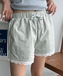 SHAGGIE | サイドラインナイロンレースショートパンツ(その他パンツ)