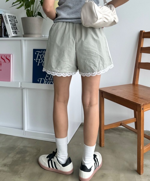 セール】サイドラインナイロンレースショートパンツ（その他