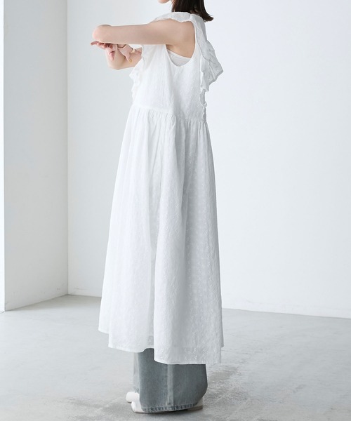 forksy.】アイレット刺繍レースフリルワンピース forksy.│MONO