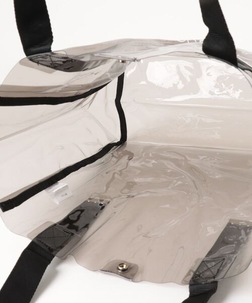 ROXY（ロキシー）の「SOL DE VERANO BOX TO/ロキシービニールクリアバッグ（トートバッグ・レディース・ブラック/ホワイト/ブラウン・FREE）」の11枚目の写真