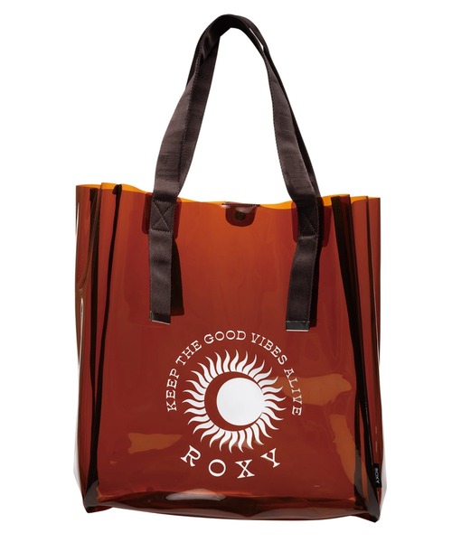 ROXY（ロキシー）の「SOL DE VERANO BOX TO/ロキシービニールクリアバッグ（トートバッグ・レディース・ブラック/ホワイト/ブラウン・FREE）」の16枚目の写真
