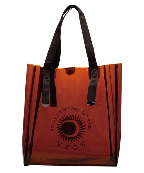 ROXY（ロキシー）の「SOL DE VERANO BOX TO/ロキシービニールクリアバッグ（トートバッグ・レディース・ブラック/ホワイト/ブラウン・FREE）」の17枚目の写真