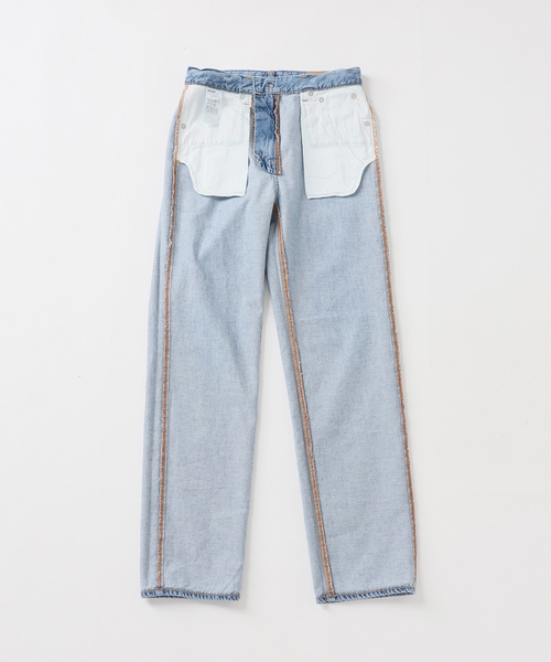 NEEDBY heritage（ニードバイヘリテージ）の「NEED BY heritage/ニードバイヘリテージ JOE（デニムパンツ・レディース・ブルー・27/26/25）」の19枚目の写真