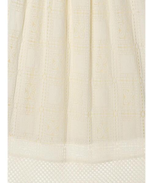 Lugnoncure（ルノンキュール）の「スクエアレースロングスカート（スカート・レディース・ブラック/オフホワイト・F）」の21枚目の写真