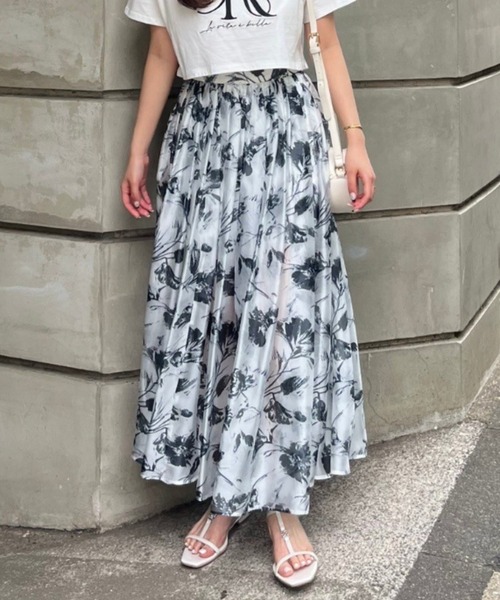 rienda（リエンダ）の「レイヤードシースルーショートパンツ（スカート