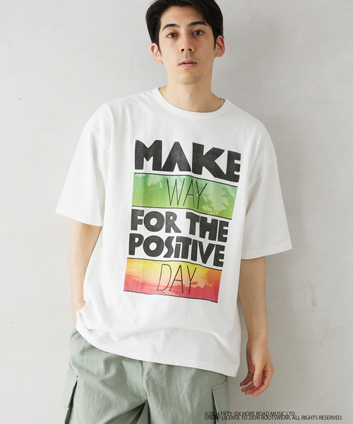 JOURNAL STANDARD relume(ジャーナルスタンダード レリューム)の「BOB MARLEY / ボブ・マーリー 別注 フェードプリントTシャツ(Tシャツ/カットソー・メンズ・ベージュ/ホワイト/ブラック・MEDIUM/LARGE)」の7枚目の写真