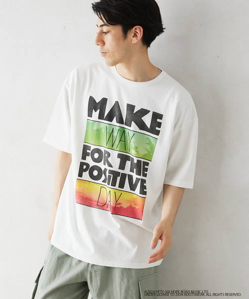 JOURNAL STANDARD relume(ジャーナルスタンダード レリューム)の「BOB MARLEY / ボブ・マーリー 別注 フェードプリントTシャツ(Tシャツ/カットソー・メンズ・ベージュ/ホワイト/ブラック・MEDIUM/LARGE)」の8枚目の写真