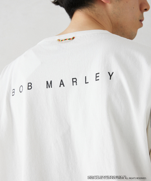 JOURNAL STANDARD relume(ジャーナルスタンダード レリューム)の「BOB MARLEY / ボブ・マーリー 別注 フェードプリントTシャツ(Tシャツ/カットソー・メンズ・ベージュ/ホワイト/ブラック・MEDIUM/LARGE)」の12枚目の写真