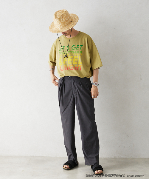 JOURNAL STANDARD relume(ジャーナルスタンダード レリューム)の「BOB MARLEY / ボブ・マーリー 別注 フェードプリントTシャツ(Tシャツ/カットソー・メンズ・ベージュ/ホワイト/ブラック・MEDIUM/LARGE)」の13枚目の写真