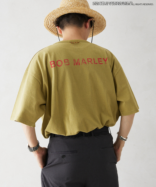 JOURNAL STANDARD relume(ジャーナルスタンダード レリューム)の「BOB MARLEY / ボブ・マーリー 別注 フェードプリントTシャツ(Tシャツ/カットソー・メンズ・ベージュ/ホワイト/ブラック・MEDIUM/LARGE)」の17枚目の写真