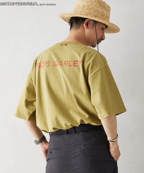 JOURNAL STANDARD relume(ジャーナルスタンダード レリューム)の「BOB MARLEY / ボブ・マーリー 別注 フェードプリントTシャツ(Tシャツ/カットソー・メンズ・ベージュ/ホワイト/ブラック・MEDIUM/LARGE)」の18枚目の写真