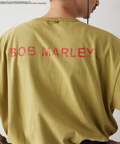 JOURNAL STANDARD relume(ジャーナルスタンダード レリューム)の「BOB MARLEY / ボブ・マーリー 別注 フェードプリントTシャツ(Tシャツ/カットソー・メンズ・ベージュ/ホワイト/ブラック・MEDIUM/LARGE)」の19枚目の写真