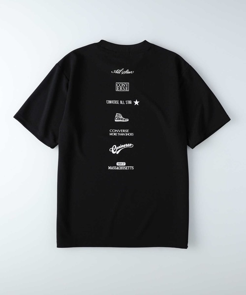 CONVERSE（コンバース）の「【接触冷感】【CONVERSE】バリュープリントＴシャツ / 吸水速乾 / UVカット（Tシャツ/カットソー・メンズ・ライム/ピンク/ブルー/ホワイト×グレー/ブラック×ホワイト/ホワイト×ネイビー/ブラック/グレー/ベージュ/ホワイト・S/M/L/XL）」の17枚目の写真