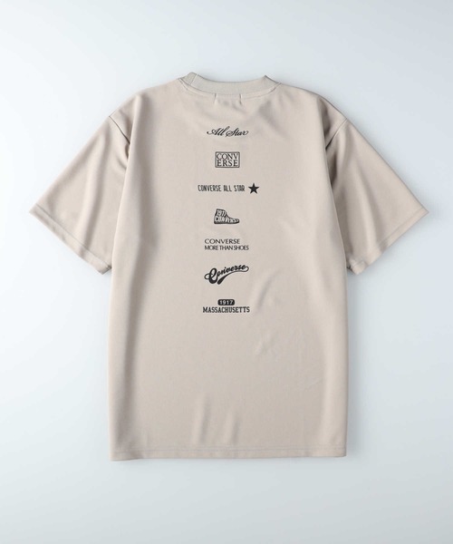 CONVERSE（コンバース）の「【接触冷感】【CONVERSE】バリュープリントＴシャツ / 吸水速乾 / UVカット（Tシャツ/カットソー・メンズ・ライム/ピンク/ブルー/ホワイト×グレー/ブラック×ホワイト/ホワイト×ネイビー/ブラック/グレー/ベージュ/ホワイト・S/M/L/XL）」の19枚目の写真