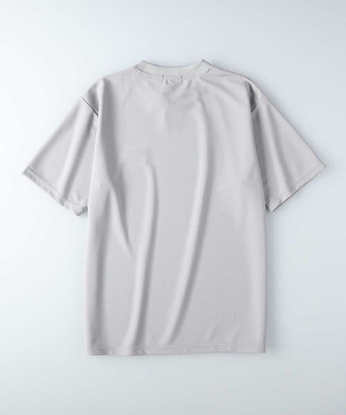 CONVERSE（コンバース）の「【接触冷感】【CONVERSE】バリュープリントＴシャツ / 吸水速乾 / UVカット（Tシャツ/カットソー・メンズ・ライム/ピンク/ブルー/ホワイト×グレー/ブラック×ホワイト/ホワイト×ネイビー/ブラック/グレー/ベージュ/ホワイト・S/M/L/XL）」の21枚目の写真