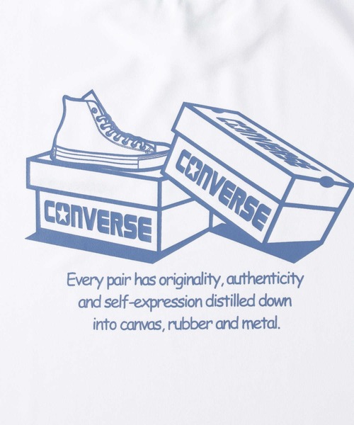 CONVERSE（コンバース）の「【接触冷感】【CONVERSE】バリュープリントＴシャツ / 吸水速乾 / UVカット（Tシャツ/カットソー・メンズ・ライム/ピンク/ブルー/ホワイト×グレー/ブラック×ホワイト/ホワイト×ネイビー/ブラック/グレー/ベージュ/ホワイト・S/M/L/XL）」の15枚目の写真