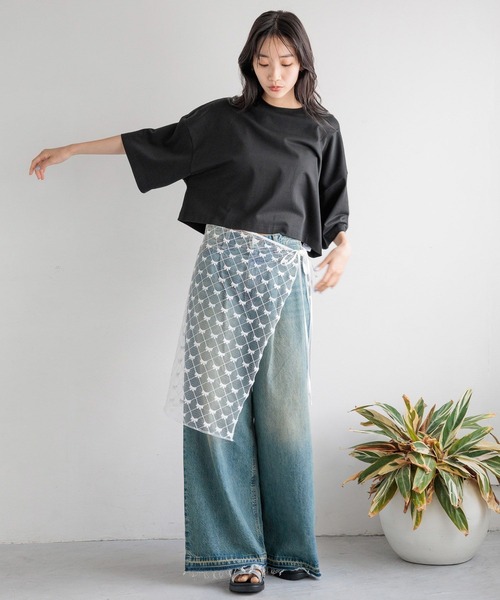 LOWRYS FARM(ローリーズファーム)の「レイヤードリボンラップベルト 132612(ベルト・レディース・ホワイト/ブラック・FREE)」の14枚目の写真