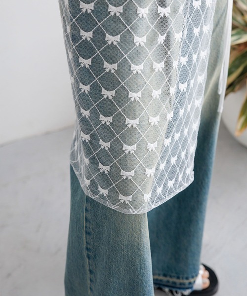 LOWRYS FARM(ローリーズファーム)の「レイヤードリボンラップベルト 132612(ベルト・レディース・ホワイト/ブラック・FREE)」の10枚目の写真