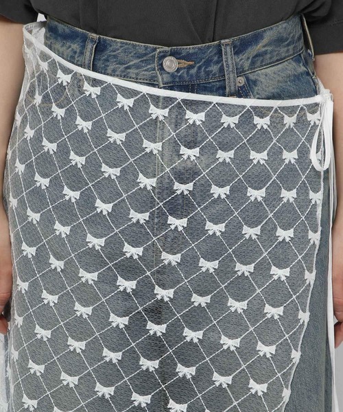 LOWRYS FARM(ローリーズファーム)の「レイヤードリボンラップベルト 132612(ベルト・レディース・ホワイト/ブラック・FREE)」の21枚目の写真